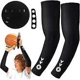Jeere Basketball Shooting Trainer Kit Basketball Training Sleeve with Off-Hand Trainer Shooting Aid Accessories Improves Arm Strength Shot Alignment for Beginners Athletes Youth Adult