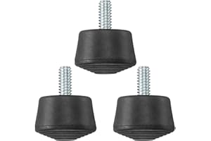 PATIKIL Rubber Foot Spike, Universal Anti-Slip 1/4 Inch Thread Rubber Tripod Foot Spikes for Monopod Legs Pad Replacement Par