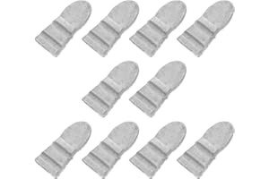 GRADENEVE 10pcs Steel Hammer Handle Wedges Metal Shims Round Hammers and Hatchet Heads, Heavy Duty
