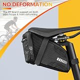 ROCKBROS Bicycle Saddle Pack 1.5L Water-Resistant Reflective Seatpost Pouch view 6