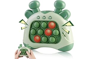 BIXMK Quick Push Toy with Lights, Fast Push Game, Fast Push Bubble Game, Squeeze Sensory Fast Push Bubble Toy, Light-up Pop Toy for Kids
