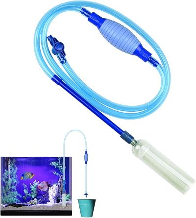 Songway Aquarium Gravel Cleaner 8.2ft Siphon Pump Water Change Kit