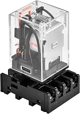 Heschen General Purpose Relay MK2P-I AC 220V Coil DPDT 8 Pin with Plug-in Socket view 7