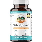 Maximum Living - Vita-Sprout Whole-Food Multivitamin & Phytonutrient Blend - 120 Capsules