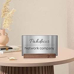 Pahdecor Desk Name Plate Personalized Custom