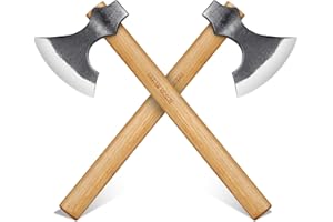 Dream Reach Throwing Axes 2 Pack, Professional 16" Tomahawk Axe for Backyard, Hand Forged Viking Throwing Axe Set for Adults for Competition and Recreation, for Men