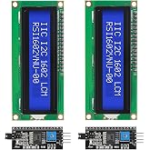 DORHEA 1602 16x2 LCD Module Shield Blue Backlight with IIC I2C Driver Serial Interface and LCD Module Display