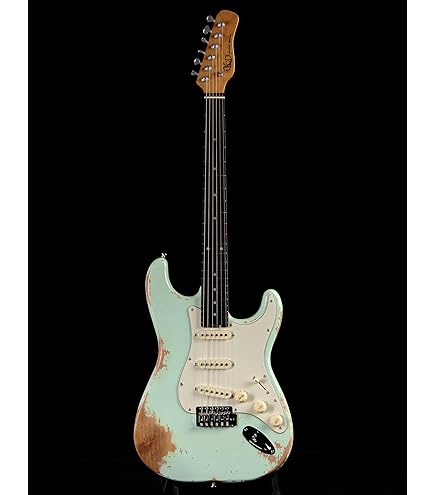 Amazon.com: Vola Electric Guitar OZ JRM J2 Olympic White Gloss