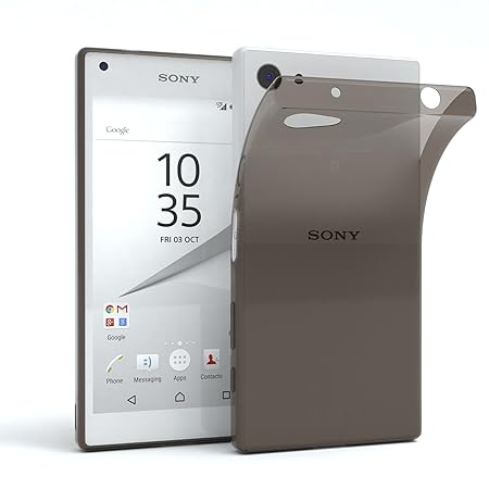 EAZY CASE Hülle für Sony Xperia Z5 Compact Schutzhülle Silikon, Ultra dünn, Slimcover, Handyhülle, Silikonhülle, Backcover, D