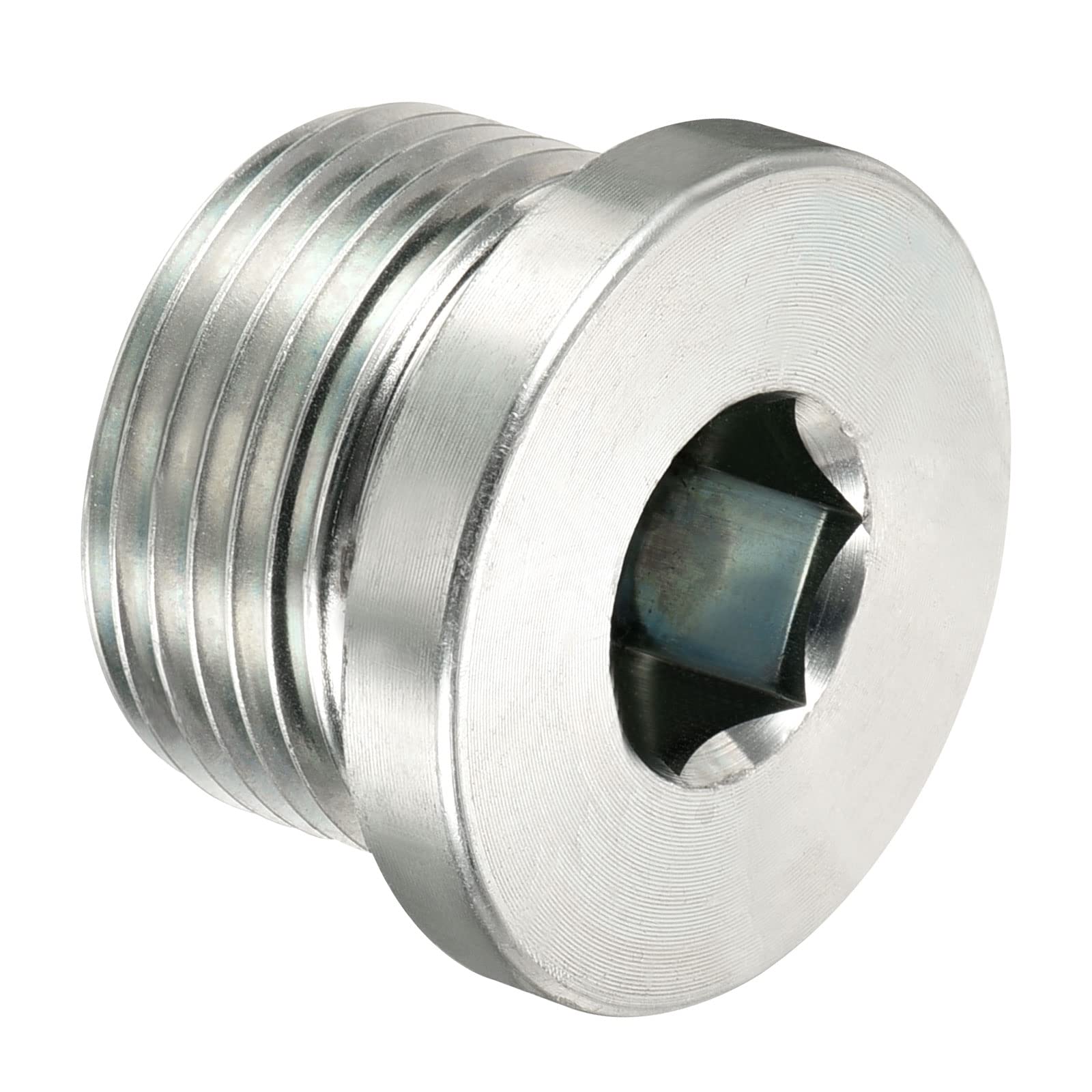 PATIKIL G3/4 Internal Hex Head Pipe Fitting Plug, Male Thread 45# Steel Socket Plug with Sealing Ring for Terminate Pipe Ends