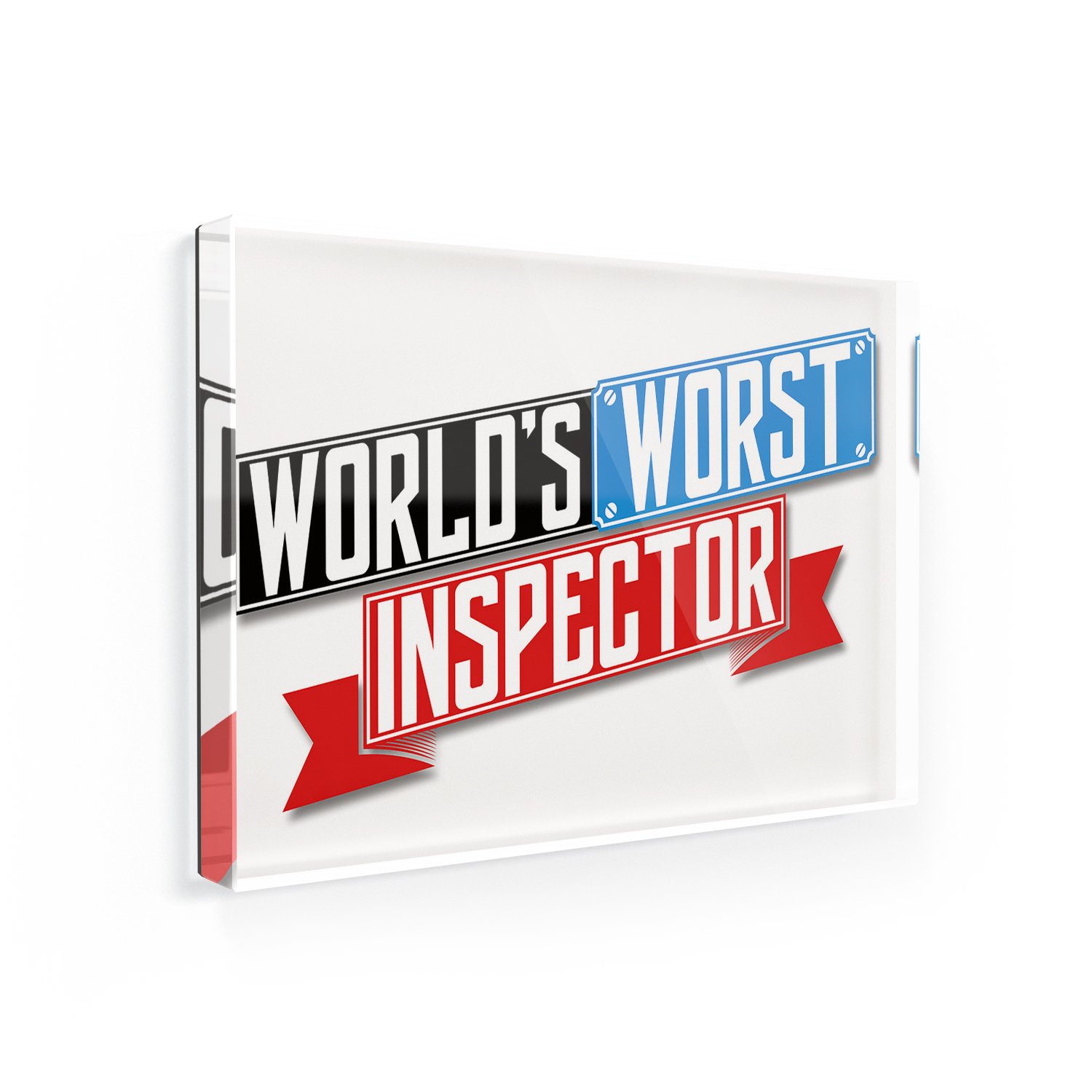 Imán para nevera gracioso mundos más Inspector - Neonblond: Amazon ...