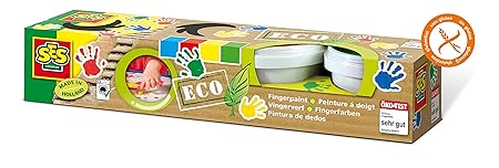 SES Creative 24926 Creative 24926-ECO Fingerfarbe Vier Farben