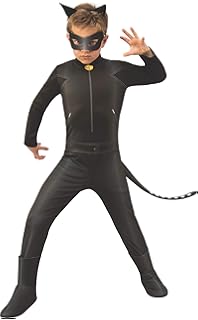 Samssan Garçons Chat Noir Costume Combinaison Miraculous
