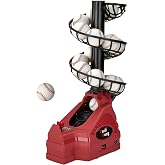 Furlihong 698TPCBH 4-in-1 Toss Machine for Baseball, Tennis &amp; Pickleball | Adjustable Height &amp; Distance, Multi-Sport Training for Baseball, Tennis, Pickleball &amp; Cricket, Ideal for Family &amp; School Use
