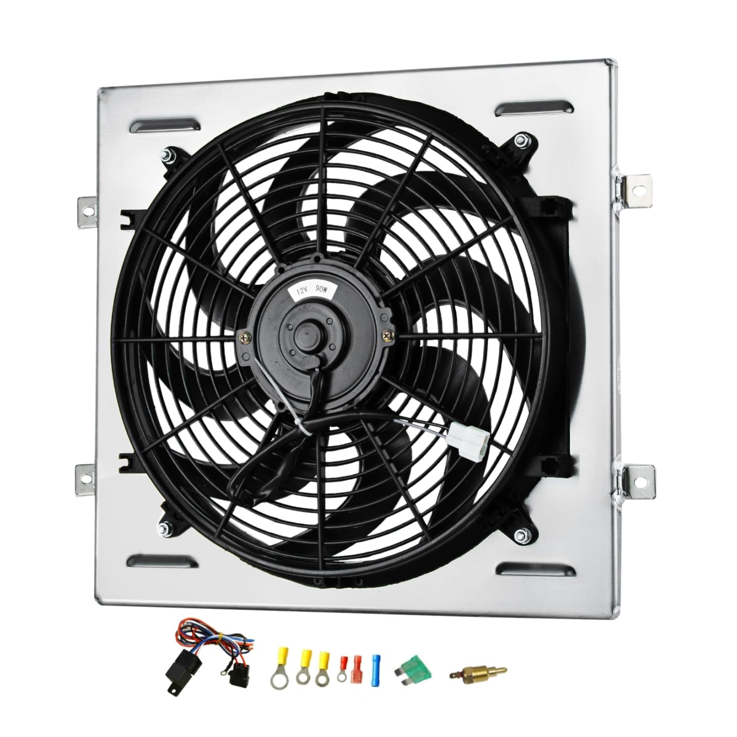 Radiateur 3 Rangées Avec Ventilateur 14" Pour Ford Mustang/Falcon/Comet V8 1960-1965 - Neuf Garantie 1 An