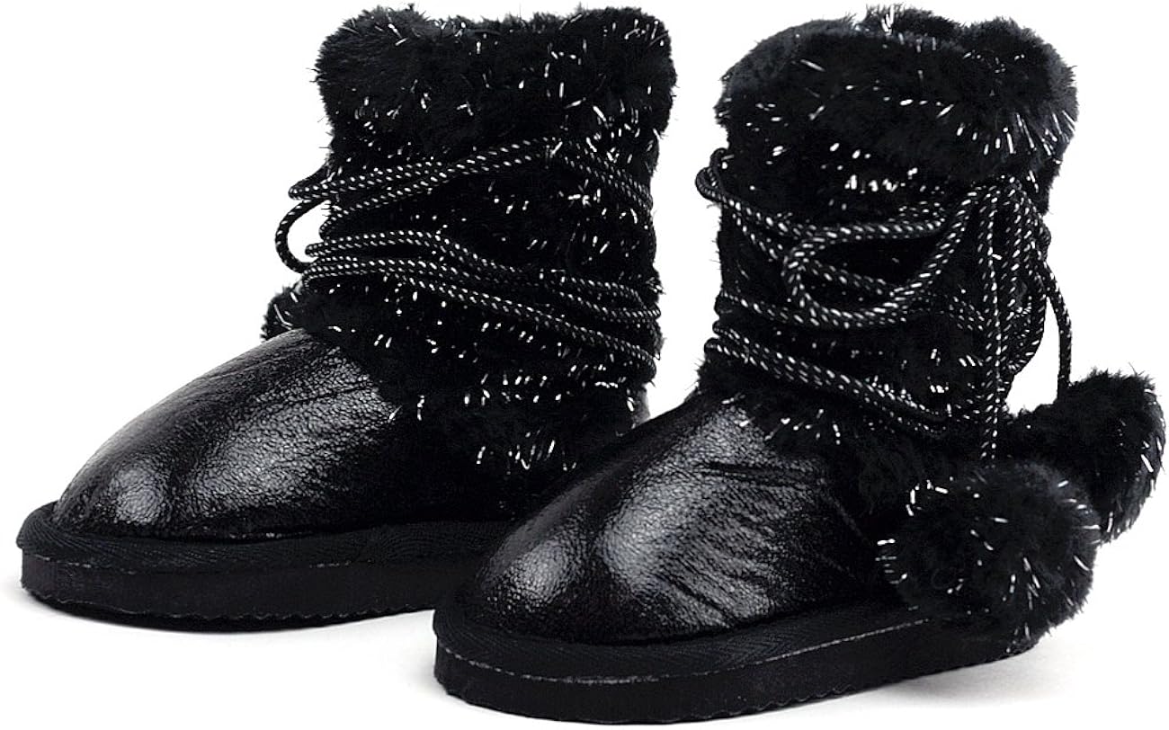 metallic winter boots
