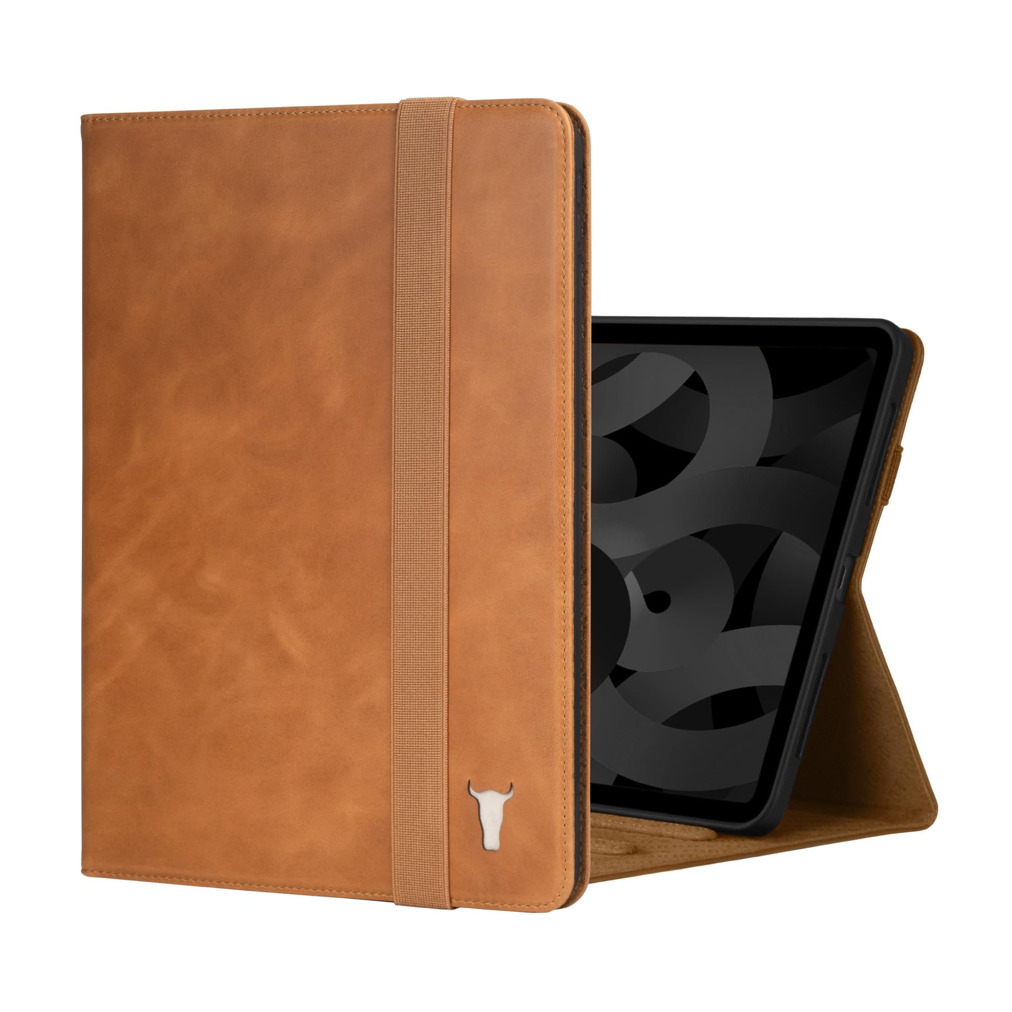 TORRO Case Compatible with iPad 11th/10th Generation – Genuine Leather iPad 10th Gen 2025/2022 Case with Stand Function and Wake/Sleep Function (Tan) — image 1