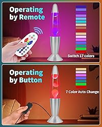17 Colors Changing Liquid Motion Lamp with