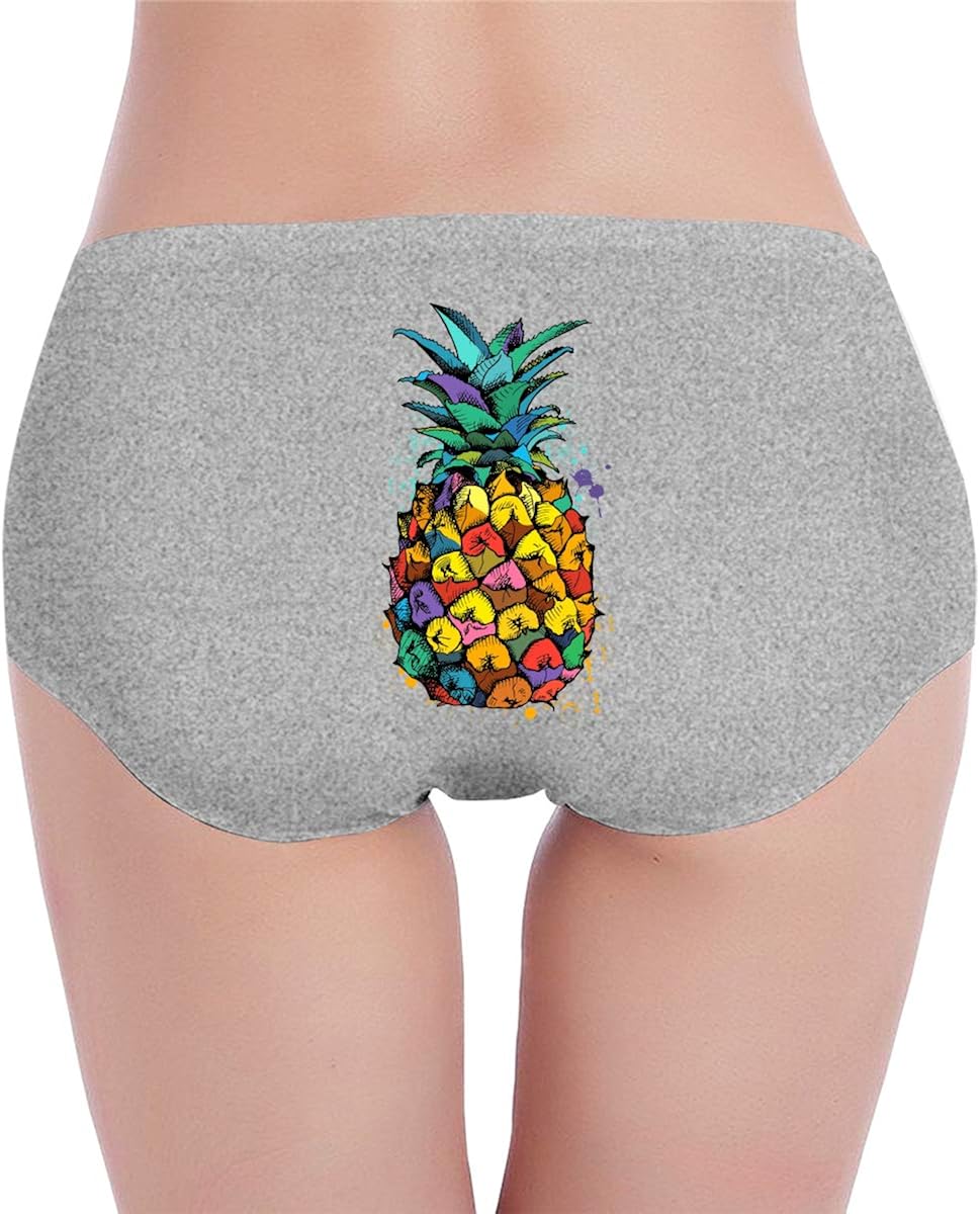 Colorful Pineapple Women's Underwear Cotton Underwear SkinFriendly