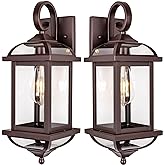 Roravilila 18” Large Outdoor Light Fixtures Oil Rubbed Bronze 2 Pack, Exterior Lights House Porch Lights Outside Sconces Anti