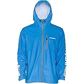 Grunden’s Men’s Tourney Jacket - Hooded Waterproof Fishing Jacket, Lightweight Athletic Fit, Packable Rain Coat