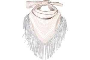 Cowgirl Bandanas Shawl Rhinestones Fringe Scarf Bachelorette Rhinestones Neckerchief Cowgirl Bandanas