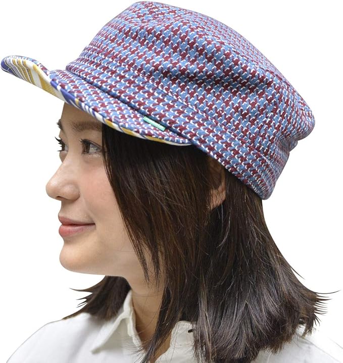 Amazon Nakota ナコタ Houndcheck ワークキャップ ブルー 千鳥格子 帽子 メンズ レディース 大きい 秋 冬 キャップ 通販