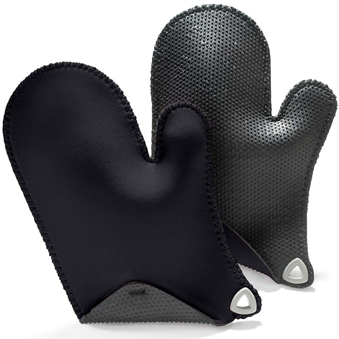 Duncan Kitchen Grips 11010510 Oven Mitts 28 cm Black Amazon.co.uk