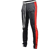 SCREENSHOT-Track Pants S41700 Mens Premium Slim Athletic Fitness Lifestyle Workout Bottoms - Classic Fit
