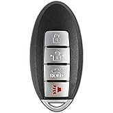 KeylessOption Key Fob Replacement for 2013 2014 2015 2016 Nissan Altima Maxima Pathfinder Infiniti JX35 QX60 Keyless Entry Remote, 4-Button KR5S180144014, 7812D-S180014