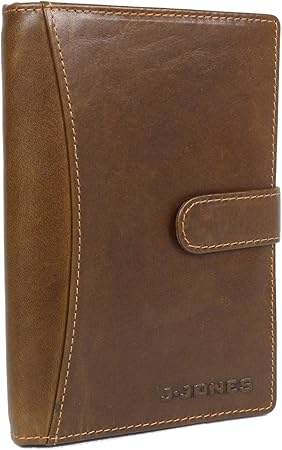 Herren Leder Brieftasche Gross Mit Passfach Rfid Schutz Geldbeutel Mit Aussen Riegel Business Borse Mit 17 Kartenfachern Braun Amazon De Koffer Rucksacke Taschen