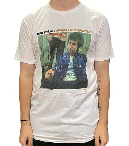 Amazon.com: Men's Bob Dylan Highway 61 Revisited T-Shirt Large