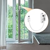Neoteck 4Pcs Kids Window Door Cable Restrictor Lock with Keys White view 3
