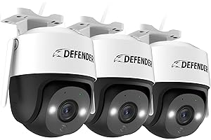 Guard Pro PTZ 2K HD Wi Fi Security Camera with Motion Tracking, Outdoor Plug-in Power, Color Night Vision, Human Detection (3