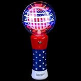 Fun Central O561 LED Spinner Wand - Red-White-Blue