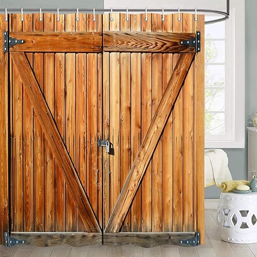 Amazon Com Jawo Western Country Style Shower Curtain Farmhouse