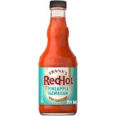 Frank&rsquo;s RedHot Wing Sauce &amp; Dip, Pineapple Hawaiian, Tropical, Sweet Mild Heat, Toss, Top, or Dip with Chicken Wings, Shrimp, Rice Bowls, and Fish Tacos, 12 fl oz