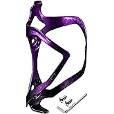 Bike Water Bottle Holder Bicycle Cage for Mountain Road MTB Gravel Adult Bikes Cycling Universal Carrier Rack 1 Pack Aluminum Alloy Ultralight Kettle Drink Accessories Purple