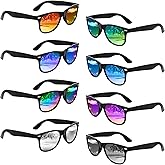 Pibupibu Kids Neon Colors Party Favor Supplies Unisex Sunglasses Pack of 8