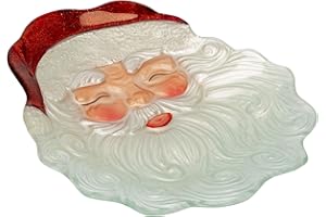 TRANSPAC IMPORTS, INC. Transpac - Glass Santa Face Plate