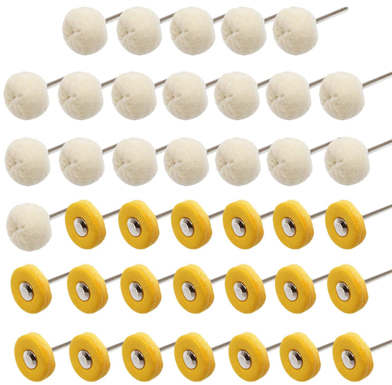 PHYHOO Polishing Buffing Wheel Set Cotton Little