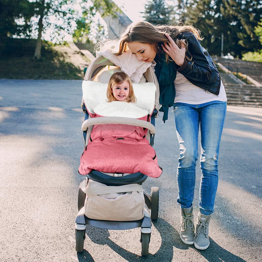 Auvstat Dhiver Chancelieres Sac Pour Bebe Fille Garcon Universelle Poussette Thermo Landau Couverture Enveloppante Chaude Coupe Vent Pour Bebe Poussette Siege Auto Landau Bebe Cadeau Ide Poussettes Et Landaus Bebe Puericulture Schoolofbabywearing Com