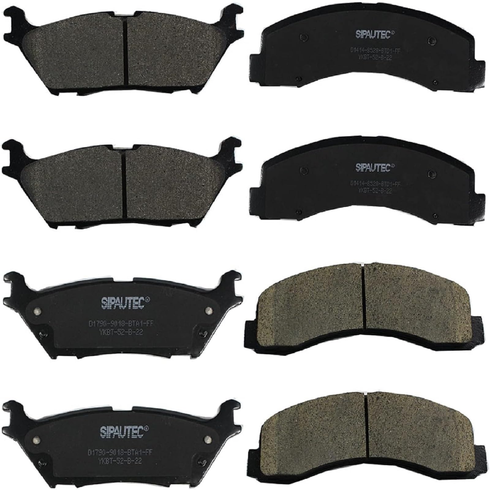 SIPAUTEC- Ceramic Brake Pads Replacement for Front