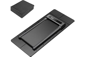 GFYYBKJ Foldable Walking Pad Treadmill Mat, Floor Protection Pad, Exercise Mats for Home Workout, Protect Floors, Noise Reduction, Prefect for Walking Pad Treadmill for Home, Non Slip, Anti Vibration