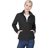 Outdoor Ventures Women's Lightweight Warm Zip Up Long-Sleeve Soft Polar Fleece Jacket for Fall Winter