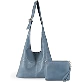 Montana West Hobo Bags Purse for Women Ultra Soft Foldable Shoulder Slouchy Handbags with Cosmetic bag | Purse, Ultra Soft, Foldable, with Cosmetic bag, Purse, Ultra Soft