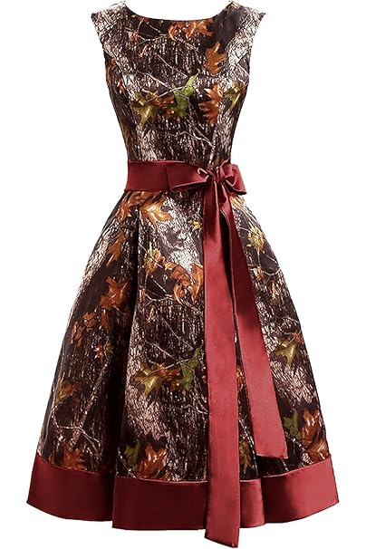 camo homecoming dress