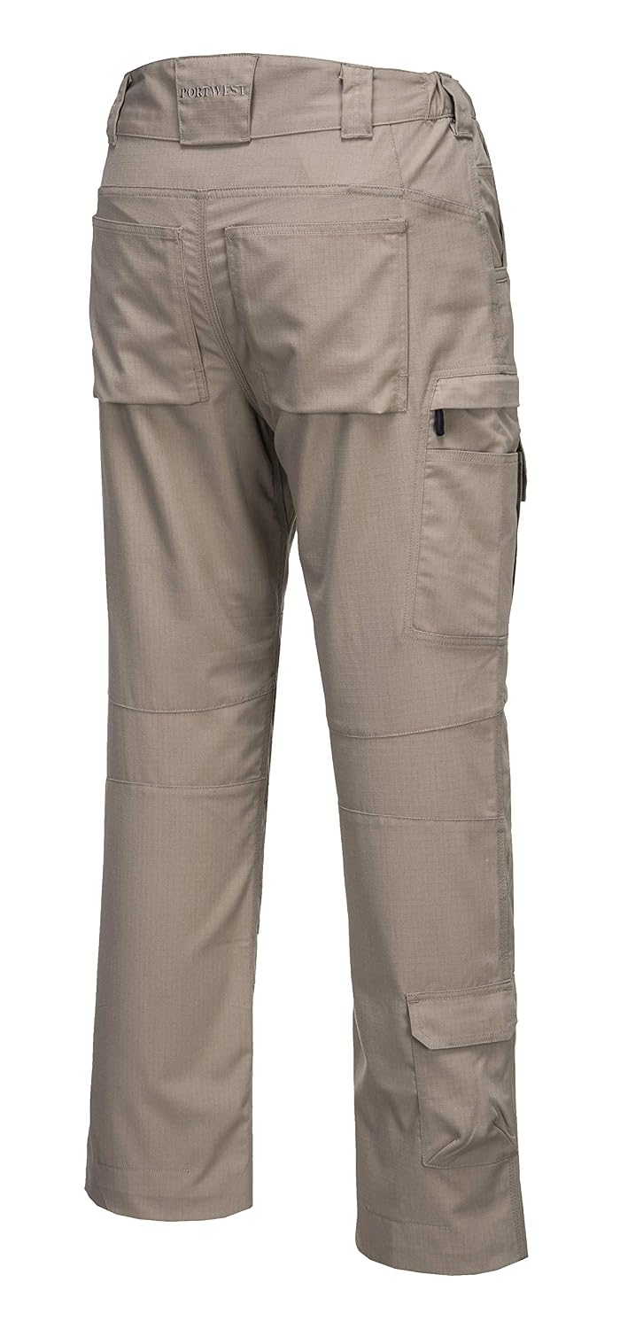 Portwest T802 KX3 Ripstop Work Trousers Durable Stretch Fabric Adjustable Fit Multi-Pocket Utility Knee Pad Compatibility for Ultimate Comfort & Protection - Image 4