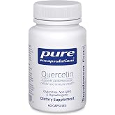 Pure Encapsulations Quercetin, 500 mg | Immune Support, Cellular Health and Heart Health*, Antioxidant Supplement, Gluten-Free and Non-GMO