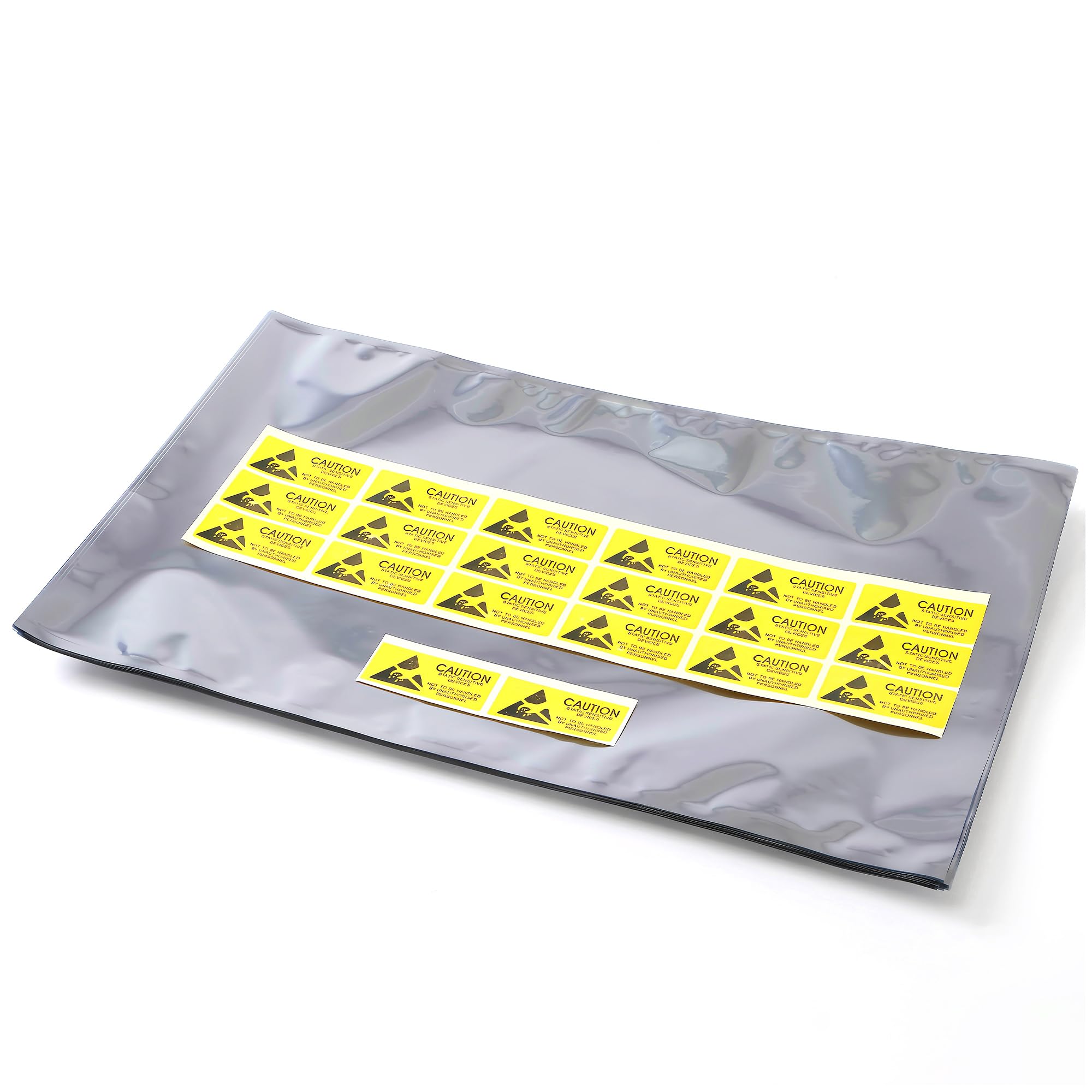 LJY Large Anti Static Bags Open Top 25.5 x 40 cm, Antistatic Bag ESD Shielding Storage for Electronic Components, Motherboards, Graphics Cards and Hard Drives (20 Pcs 25.5×40cm)